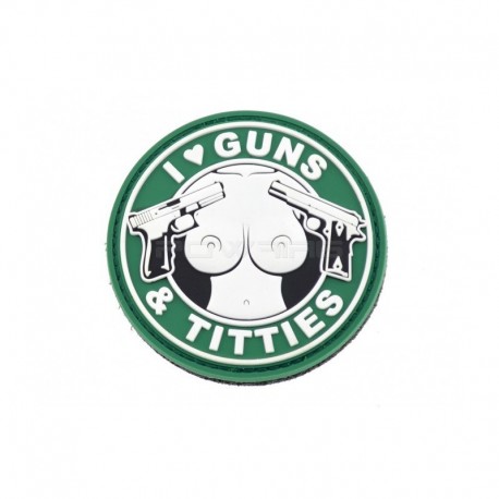 Patch I Love Guns And Titties - 