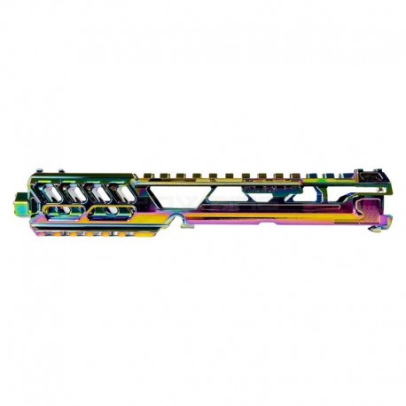 CTM tactical FUKU-2 CNC upper set - Long cut out for AAP-01 - Electroplated Chamaleon - 