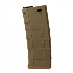 LONEX 200 rounds mid cap magazine for M4 AEG - tan - 