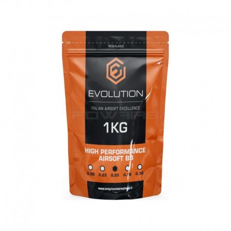 Evolution 0.25gr BBs - 1kg - 