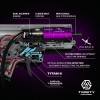 GATE x ARCTURUS TRINITY Armament HPA SBR replica with Pulsar D & TITAN II Bluetooth - 