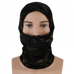 Cygnus Armory Fullface Warrior - Multicamouflage Noir