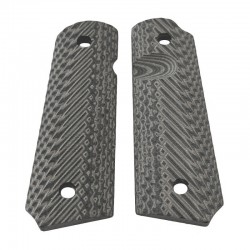 Plaquettes 1911 fibre de carbone - Gris