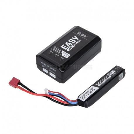 Specna Arms Chargeur de batterie EASY et batterie Li-Po 11.1V