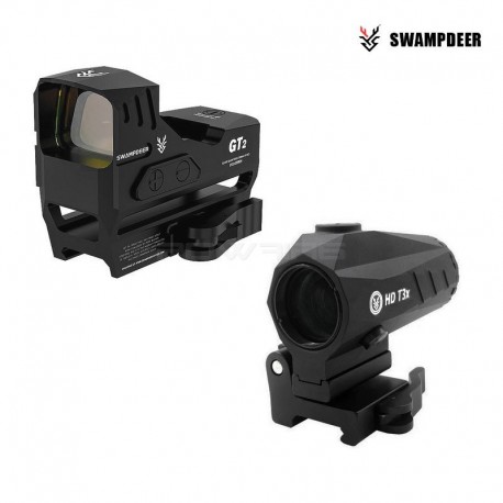Swamp Deer Pack GT2 Red Dot with T3x Magnifier
