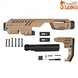 SLONG AIRSOFT conversion Kit MPG - Brown / Black - 