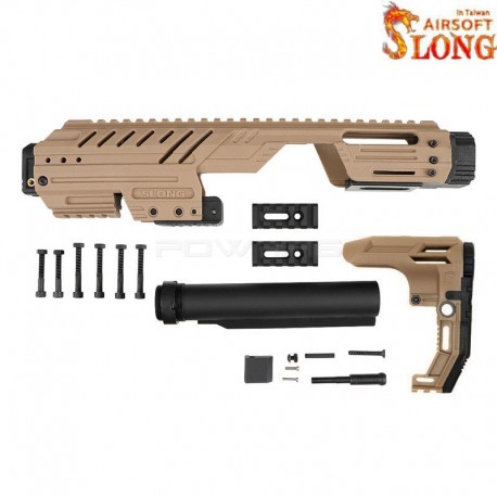 SLONG AIRSOFT conversion Kit MPG - Brown / Black - 