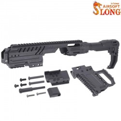 SLONG AIRSOFT conversion Kit MPG + G-KRISS XI 2.0 - Black - 