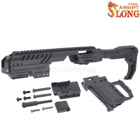 SLONG AIRSOFT conversion Kit MPG + G-KRISS XI 2.0 - Black - 