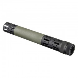 HOGUE RIS free float 15 inch surmoulé caoutchouc avec rails - Olive