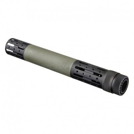 Hogue AR-15/M-16 15 inch Free Float OverMolded Forend with Attachments - OD Green