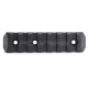 PTS Enhanced Rail Section (Keymod) 7 Slots - Black - 