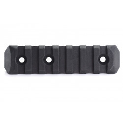 PTS Enhanced Rail Section (Keymod) 7 Slots - Black - 