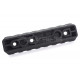 PTS Enhanced Rail Section (Keymod) 7 Slots - Black - 