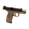 WE WET-05 BK Gold Barrel Metal Version GBB - FDE