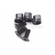 PTS Enhanced Rail Section (Keymod) 9 Slots - Black - 