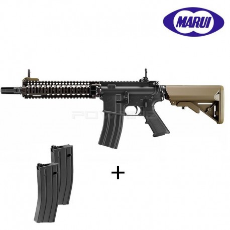 Tokyo Marui MK18 MOD.1 (zet system) GBBR with 2 additional chargers