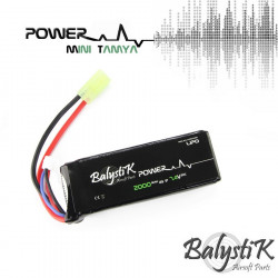 Balystik 7.4V 2000mAh 20C LiPo Battery (MINI TAMIYA) - 