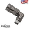BalystiK Elbow rotating coupler with 1/8 NPT male thread US