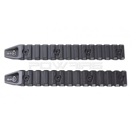 ARES lot de 2 rails keymod 6 inch - 