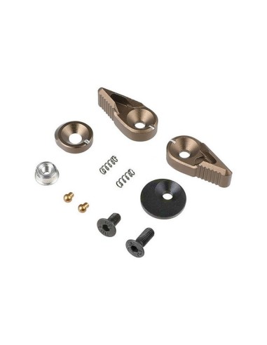 5KU Sélecteur ambidextres FLIP pour M4 AEG - FDE - 