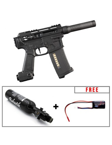 Starter pack HPA Heretic labs Midnight Black avec batterie et bouteille HPA offerte - 