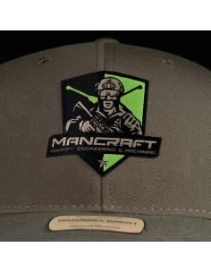 Mancraft Genuin premium trucker cap - OD / Black -  2