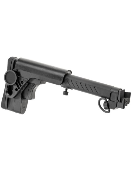 5KU PT-3 Z style folding telescopic stock for AK GHK/LCT/CYMA - Black