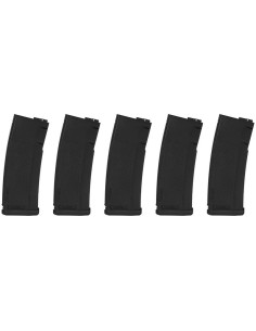 Specna Arms set of 5 125rds S-Mag Magazine for M4 AEG - Black 2