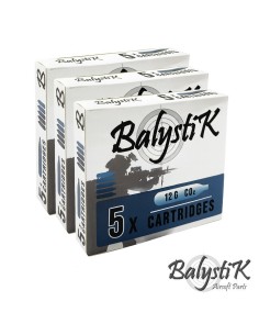 Balystik 12g Co2 cartridges - Pack of 15
