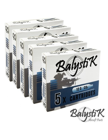 Balystik 12g Co2 cartridges - Pack of 25