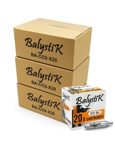 - B2B - Balystik Pack 1200 Sparclettes 12g Co2 - 60 Boîtes de 20