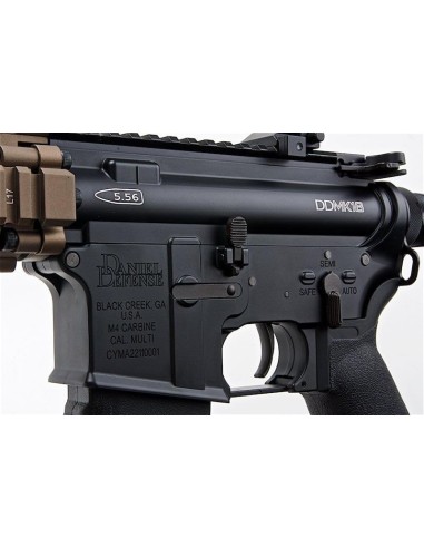 EMG CM105 Platinum Daniel Defense DDMK18 Carbine 9.5 inch AEG ETU Eshooter - Noir tan - 