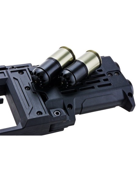 Alpha Parts AS-40 double barrel 40mm grenade launcher - 2 grenades included