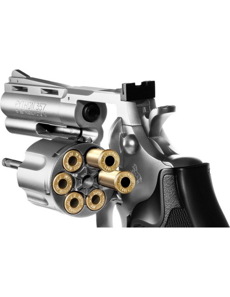 Tokyo Marui Revolver Python .357 Spring (4inch) - Stainless Silver