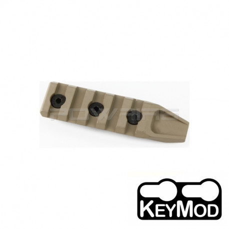 ACM rail picatinny keymod 5 slots pour RIS URX4 (DE) - 