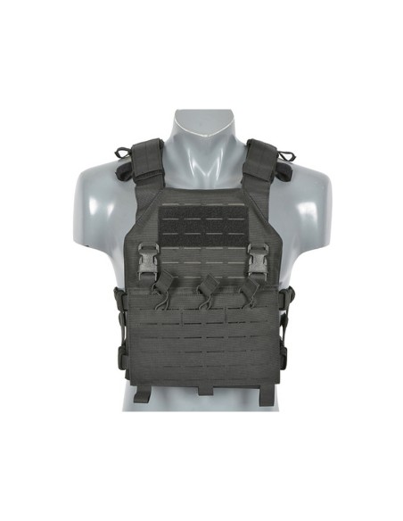 8FIELDS Assault Buckle Up Plate Carrier Laser Cut - Noir