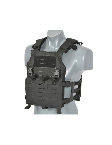8FIELDS Assault Buckle Up Plate Carrier Laser Cut - Black