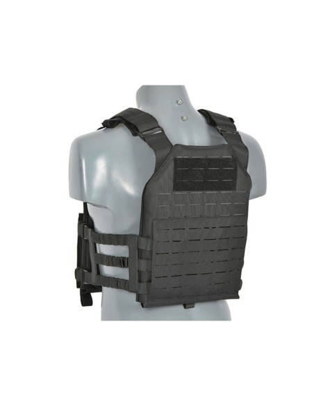 8FIELDS Assault Buckle Up Plate Carrier Laser Cut - Black
