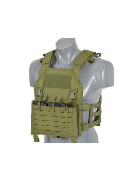 8FIELDS Assault Buckle Up Plate Carrier Laser Cut - OD