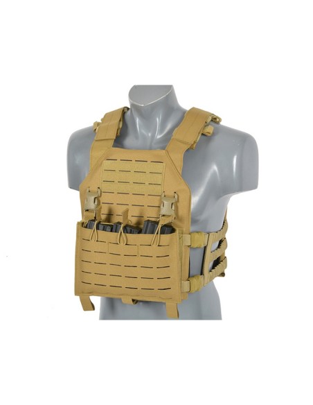 8FIELDS Assault Buckle Up Plate Carrier Laser Cut - TAN