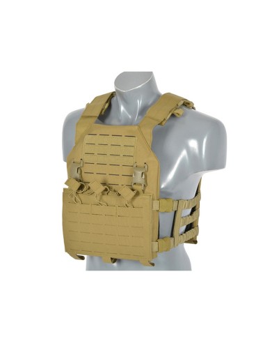 8FIELDS Assault Buckle Up Plate Carrier Laser Cut - TAN