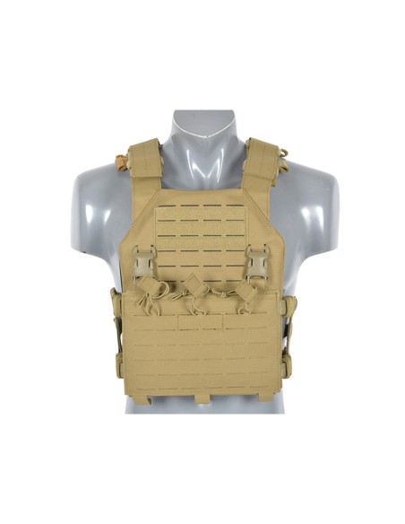 8FIELDS Assault Buckle Up Plate Carrier Laser Cut - TAN