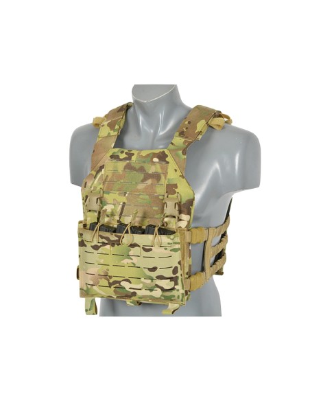 8FIELDS Assault Buckle Up Plate Carrier Laser Cut - Multicam