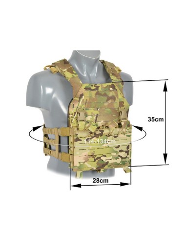 8FIELDS Assault Buckle Up Plate Carrier Laser Cut - Multicam