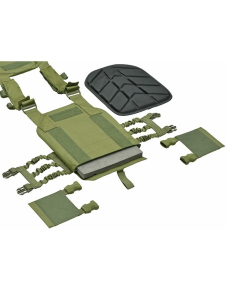 8FIELDS Assault Buckle Up Plate Carrier Laser Cut - Multicam Noir