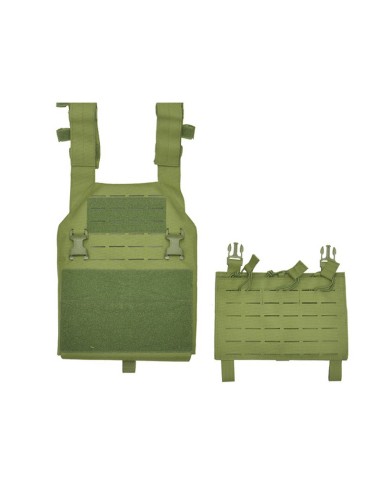 8FIELDS Assault Buckle Up Plate Carrier Laser Cut - Multicam Black