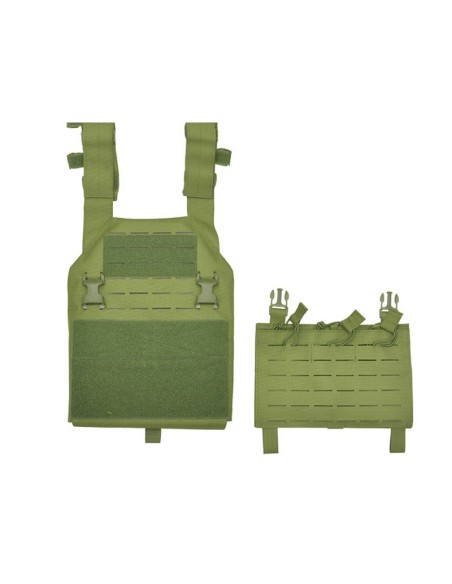 8FIELDS Assault Buckle Up Plate Carrier Laser Cut - Multicam Black