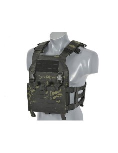 8FIELDS Assault Buckle Up Plate Carrier Laser Cut - Multicam Noir