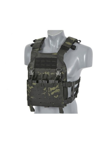 8FIELDS Assault Buckle Up Plate Carrier Laser Cut - Multicam Noir